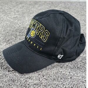 '47 Brand Indiana Pacers Hat Mens OSFA Black NBA Basketball Snapback Cap